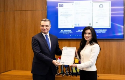 General Group tərəfindən  DOST Agentliyində İSO 9001:2015, İSO 10002:2018 və İSO 37001:2025 beynəlxalq standartlarının tələblərinə uyğun olaraq audit prosesləri uğurla həyata keçirilmiş, nəticə olaraq müvafiq İSO sertifikatları DOST Agentliyinin 2025ci il