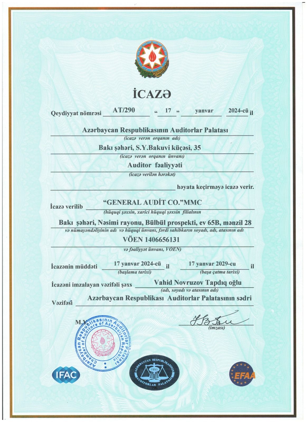 QEYDİYYAT NÖMRƏSİ A/T 290